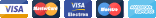Accepted payment cards